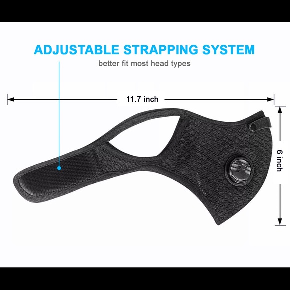 mask with valve and filter - Picture 2 of 4